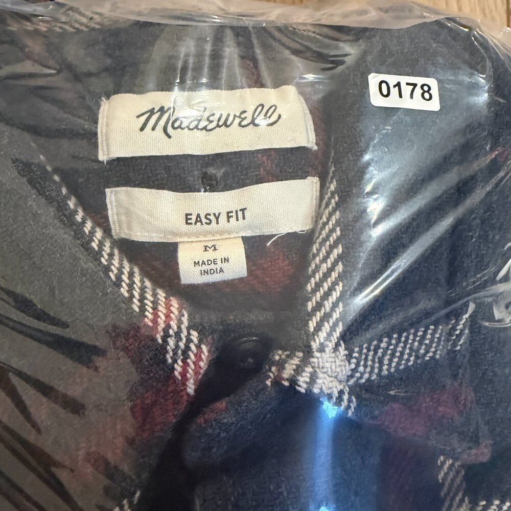 Madewell Brushed Easy Shirt-Jacket in Italian Fabric • size medium • NT033 - Picture 13 of 13